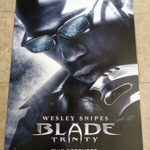 Blade Trinity - Movie Poster with Wesley Snipes as Blade - Advance Vintage Poste